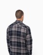 Jas KARIBAN Geruit overshirt met sherpavoering voor bedrukking &amp; borduring