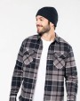 Veste personnalisable KARIBAN Surchemise à carreaux doublée sherpa homme