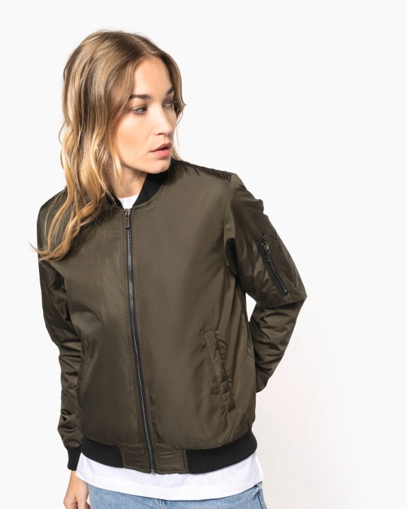 KARIBAN Bomberjacke für Damen Jacke personalisierbar