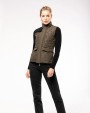 KARIBAN Damen Steppweste Jacke personalisierbar
