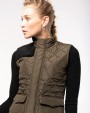 KARIBAN Damen Steppweste Jacke personalisierbar