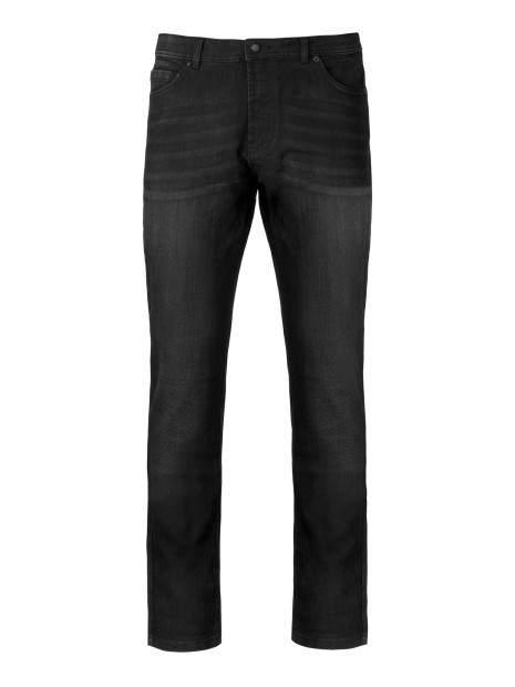 KARIBAN Jean basic homme black rinse personnalisable