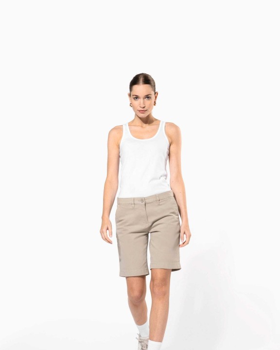 Bermuda & short personnalisable KARIBAN Bermuda chino femme