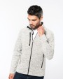 Veste personnalisable KARIBAN Veste zippée chinée homme