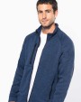 Veste personnalisable KARIBAN Veste zippée chinée homme