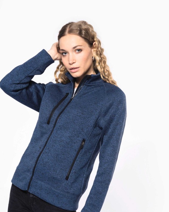 Jas KARIBAN Heather damesvest met rits voor bedrukking &amp; borduring