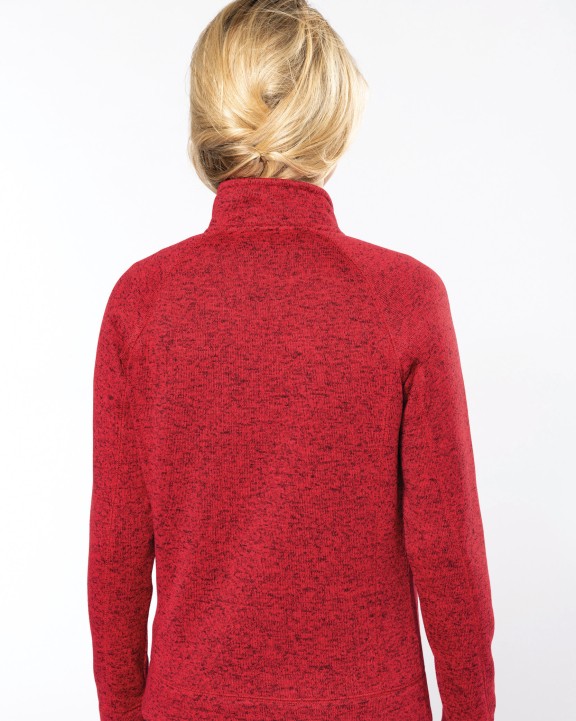Veste personnalisable KARIBAN Veste zippée chinée femme