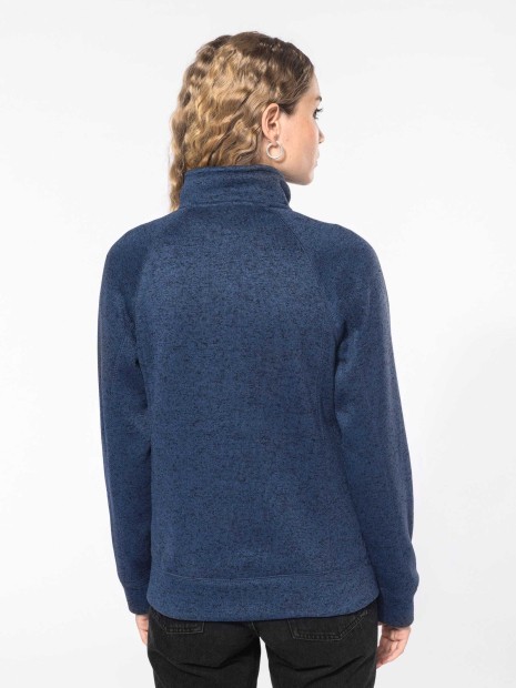 Vestes à personnaliser KARIBAN Veste zippée chinée femme 