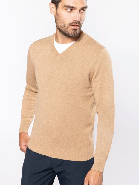 Pulls à personnaliser KARIBAN Pullover premium col V 
