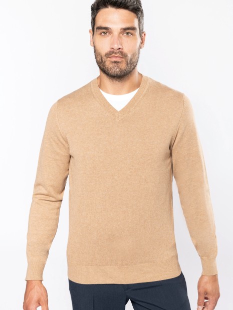 Pulls à personnaliser KARIBAN Pullover premium col V 