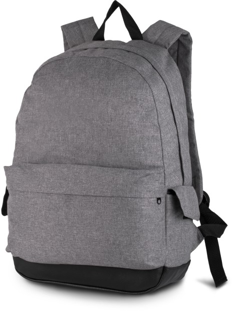 KIMOOD Sac à dos graphite grey heather personnalisable