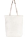 KIMOOD Sac shopping en juco vanilla white personnalisable