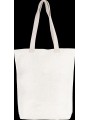 KIMOOD Sac shopping en juco vanilla white personnalisable