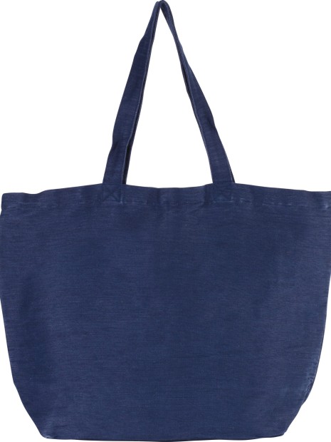 Tote bags à personnaliser KIMOOD Grand sac en juco avec doublure intérieure 