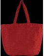 KIMOOD Große Jute-Baumwoll-Tasche mit Innenfutter Tote Bag personalisierbar