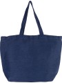 KIMOOD Grand sac en juco avec doublure intérieure washed midnight blue personnalisable