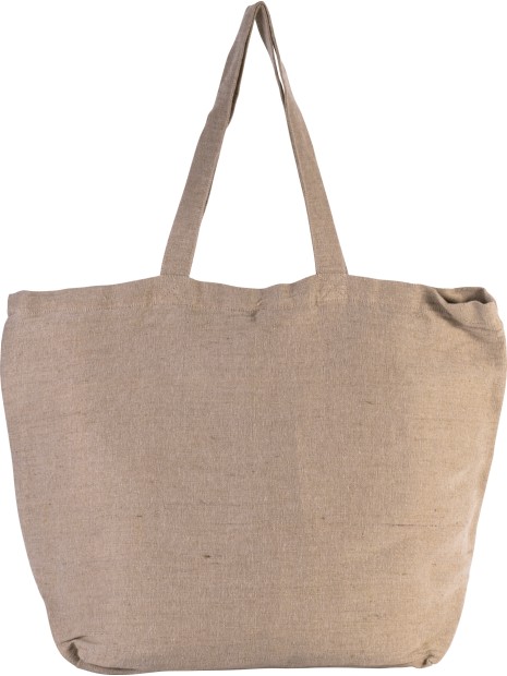 KIMOOD Grand sac en juco avec doublure intérieure washed natural personnalisable
