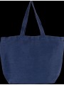 KIMOOD Grand sac en juco avec doublure intérieure washed midnight blue personnalisable