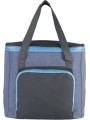 KIMOOD Sac isotherme avec poche zippée light blue heather / dark grey personnalisable
