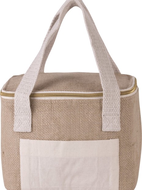 Sacs & Bagagerie à personnaliser KIMOOD Sac isotherme en jute - petit modèle 