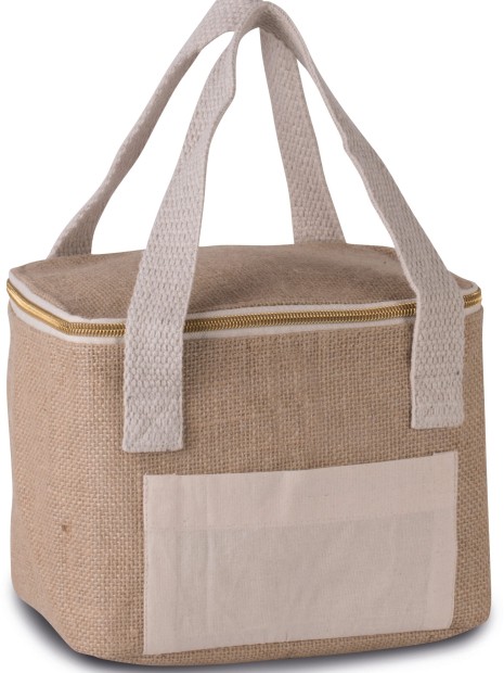 Sacs & Bagagerie à personnaliser KIMOOD Sac isotherme en jute - petit modèle 
