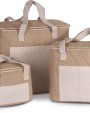 KIMOOD Kleine Kühltasche aus Jute Tasche personalisierbar