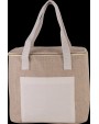 KIMOOD Mittelgroße Kühltasche aus Jute Tasche personalisierbar
