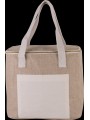 KIMOOD Sac isotherme en jute - modèle moyen naturel personnalisable