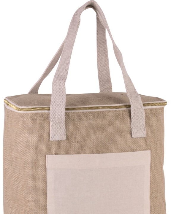 Sac & bagagerie personnalisable KIMOOD Sac isotherme en jute - modèle moyen