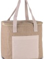 Sacs & Bagagerie à personnaliser KIMOOD Sac isotherme en jute - modèle moyen 