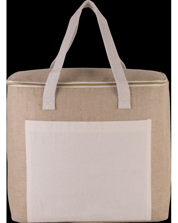 Sac & bagagerie personnalisable KIMOOD Sac isotherme en jute - grand modèle