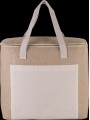 KIMOOD Sac isotherme en jute - grand modèle naturel personnalisable