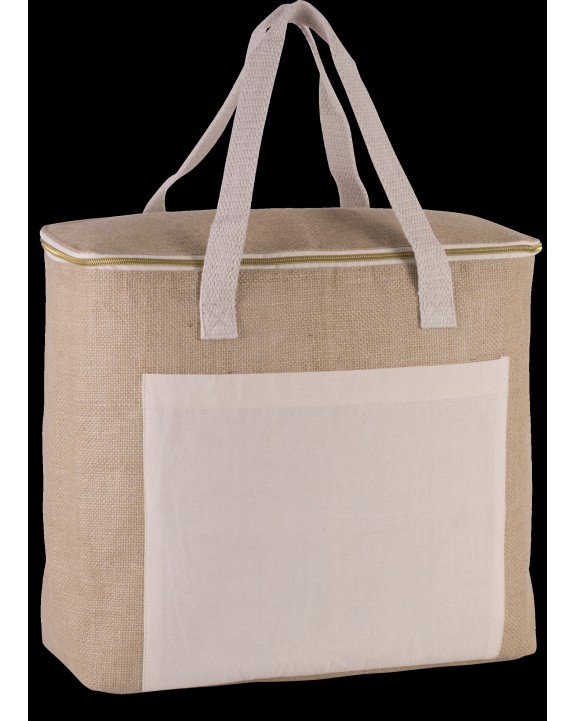 Sac & bagagerie personnalisable KIMOOD Sac isotherme en jute - grand modèle