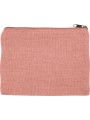 KIMOOD Pochette en juco dusty pink personnalisable