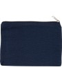 KIMOOD Pochette en juco MID NIGHT BLUE personnalisable
