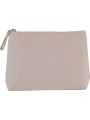 KIMOOD Trousse en coton canvas naturel personnalisable