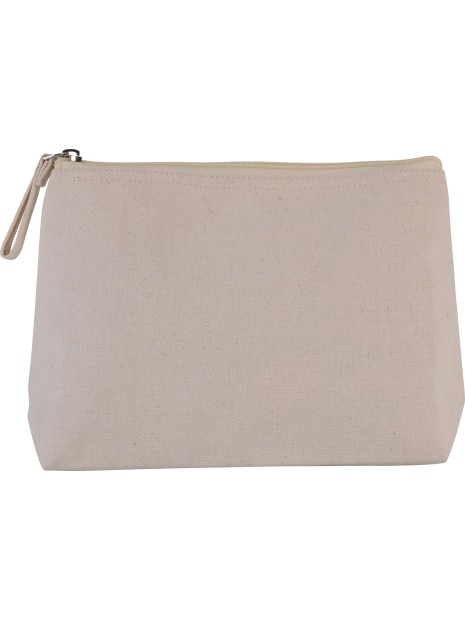 KIMOOD Trousse en coton canvas naturel personnalisable