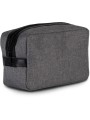 KIMOOD Trousse de toilette graphite grey heather personnalisable