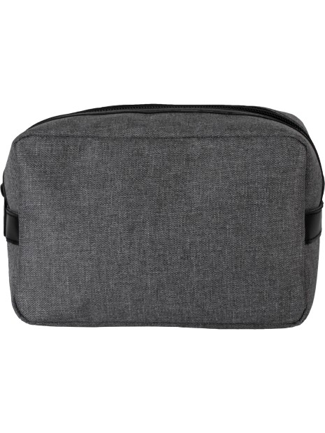 KIMOOD Trousse de toilette graphite grey heather personnalisable