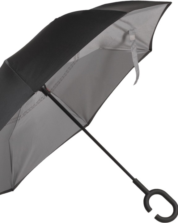 KIMOOD Umgekehrter Regenschirm für freie Hände Regenschirm personalisierbar