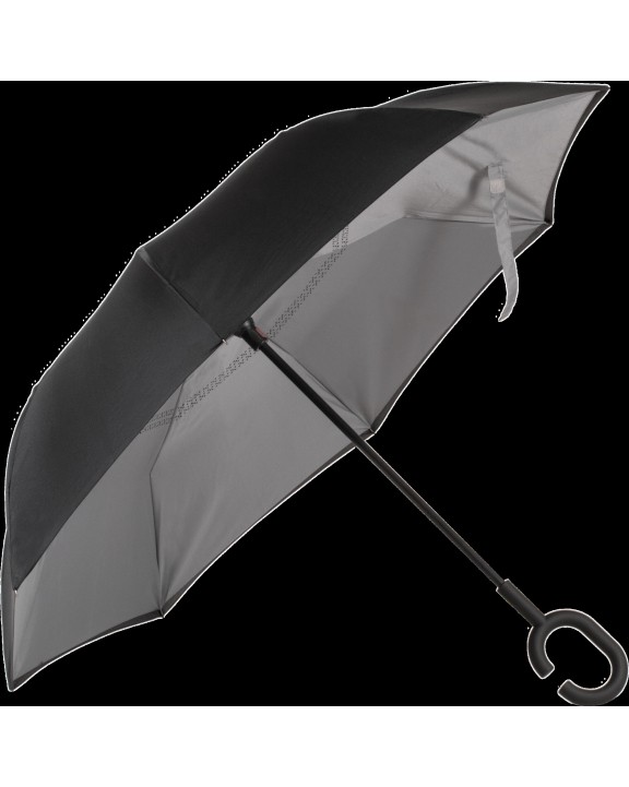 KIMOOD Umgekehrter Regenschirm für freie Hände Regenschirm personalisierbar