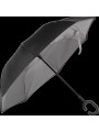 KIMOOD Parapluie inversé mains libres noir/ardoise personnalisable