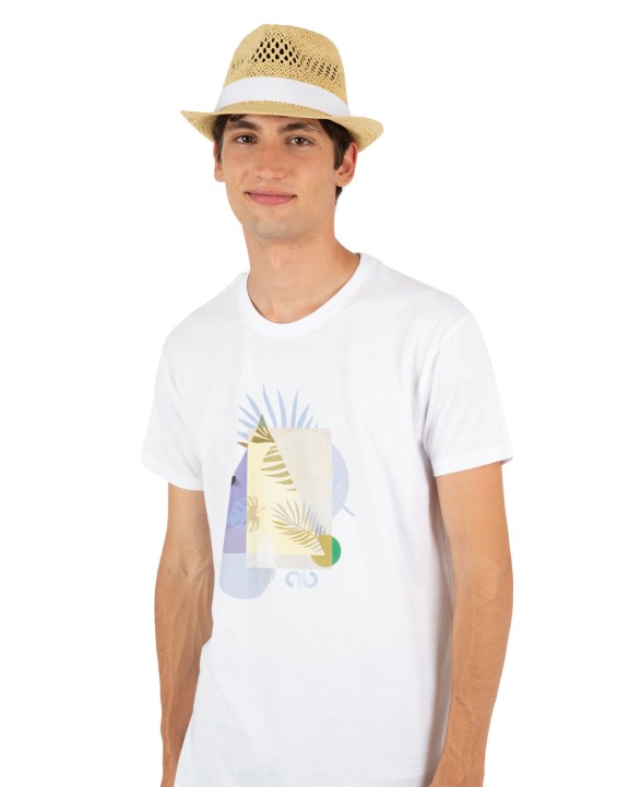 Casquette personnalisable K-UP Chapeau de paille style Panama