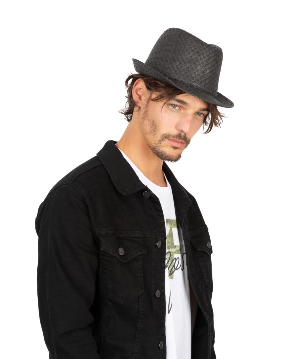 Casquette personnalisable K-UP Chapeau de paille style Panama rétro