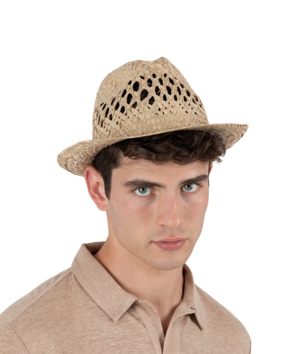 Casquette personnalisable K-UP Chapeau Panama tressé