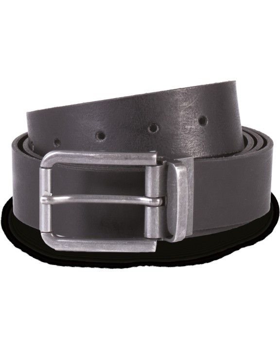 Accessoire personnalisable K-UP Ceinture en cuir à bord franc - 35 mm