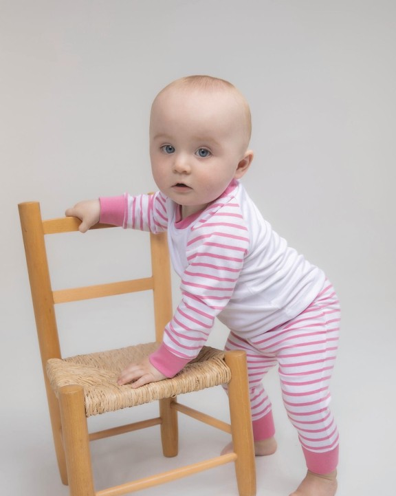 Article bébé personnalisable LARKWOOD Pyjama à rayures
