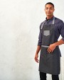 Tablier personnalisable PREMIER Tablier Denim à bavette "Domain"