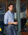 PREMIER Division - Waxed look denim waist apron Schürze personalisierbar