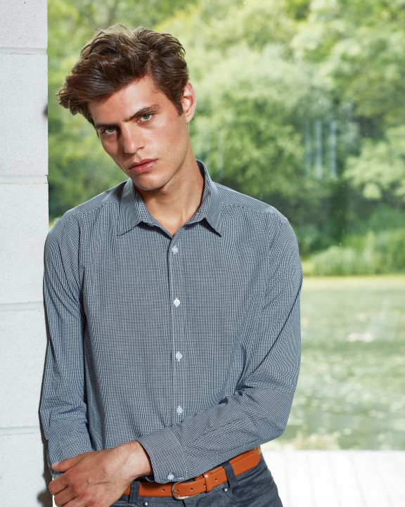 Chemise personnalisable PREMIER Chemise homme micro carreaux "Vichy"